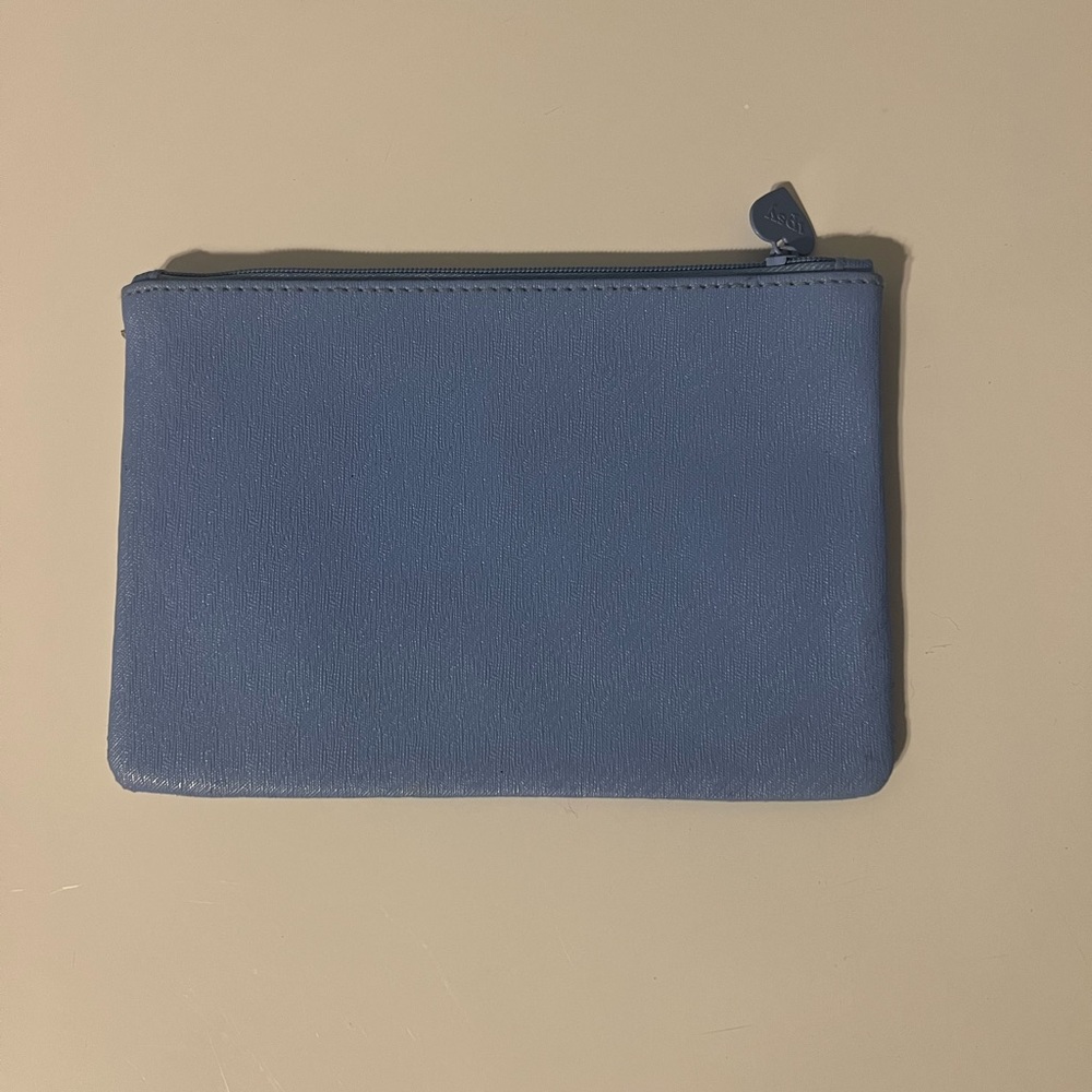 Striped Blue Ipsy Cosmetics Bag - Picture 4 of 9
